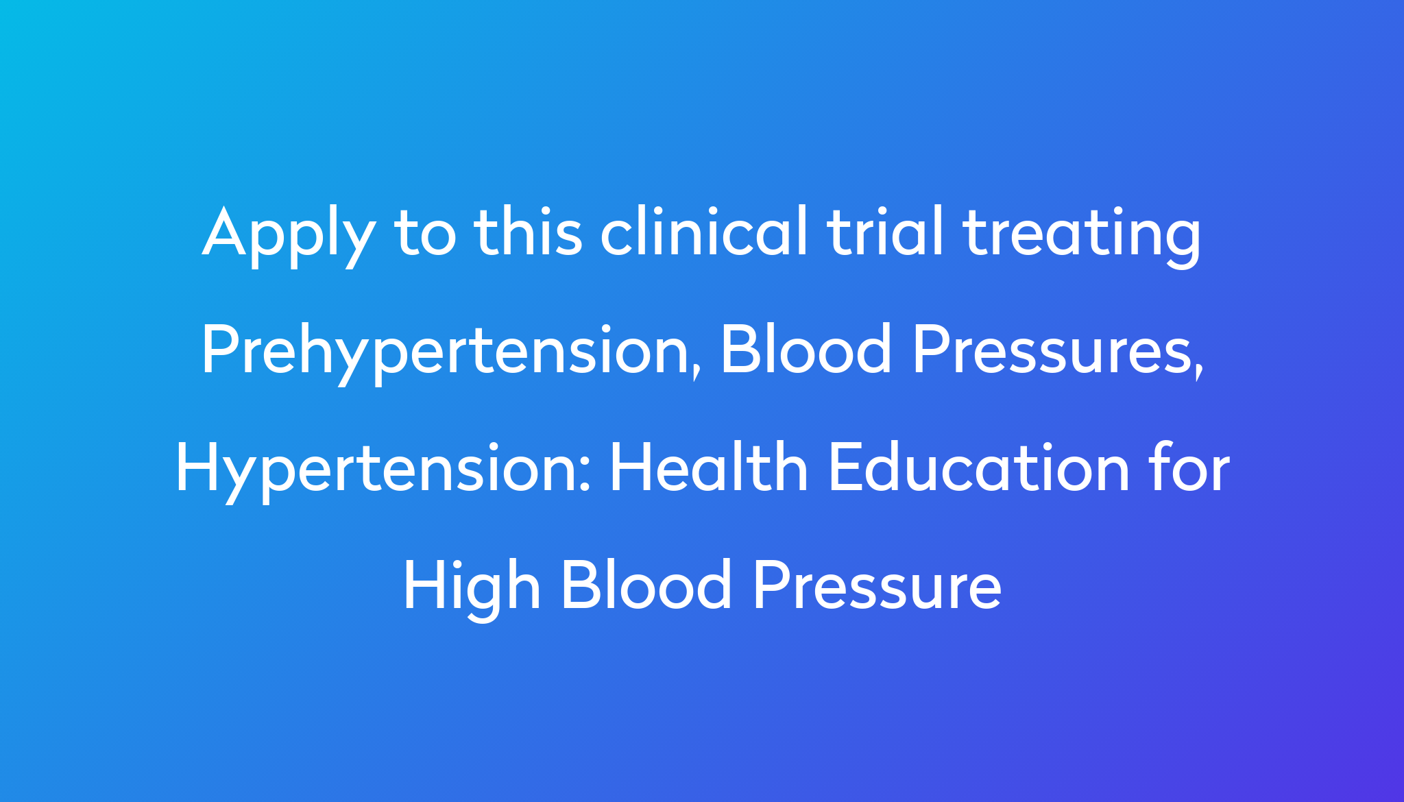 health-education-for-high-blood-pressure-clinical-trial-2023-power